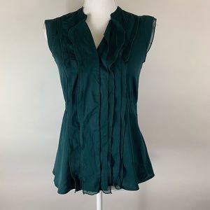 Converse One Star Women Small Hunter Green Blouse